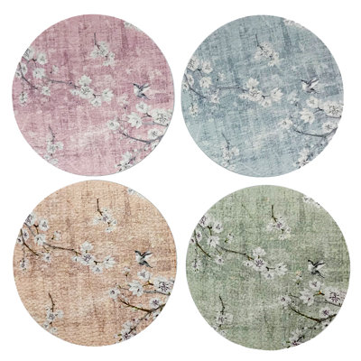Blossom Fantasia Pastel Coaster