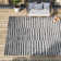 Perrigo Modern Offset Stripe Black/Ivory Indoor/Outdoor Rug