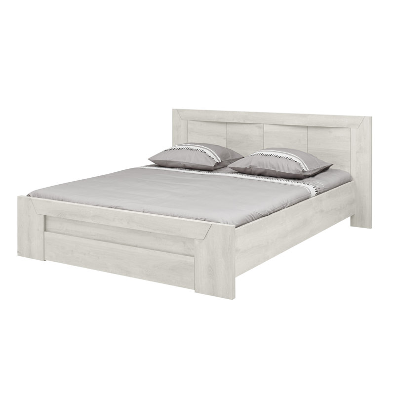 Worthley Storage Bed, European Super King (180 x 200 cm), White