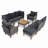 9-Piece Patio Rattan Furniture Set-1463944299