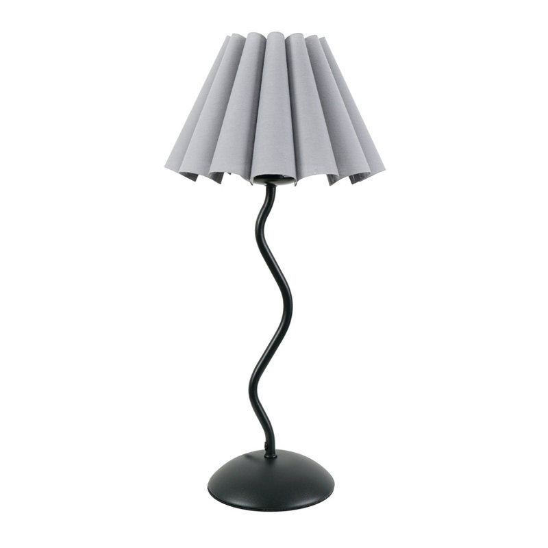 Rushon Metal Table Lamp, No, Gray