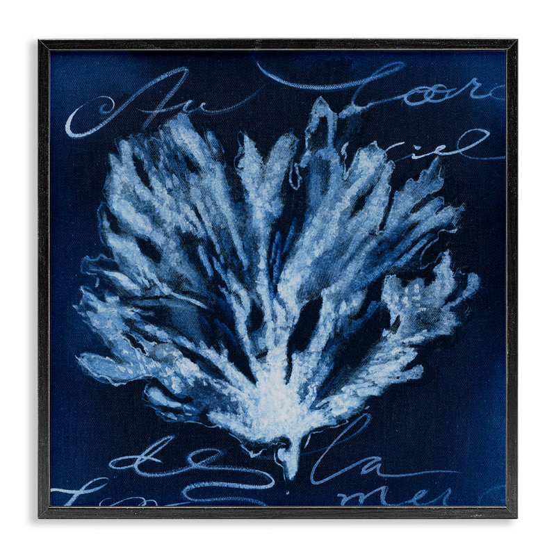 Estampe numérique rétro encadrée par Liz Jardine, Giclée encadrée noir minuit, H 12 po x l 12 po