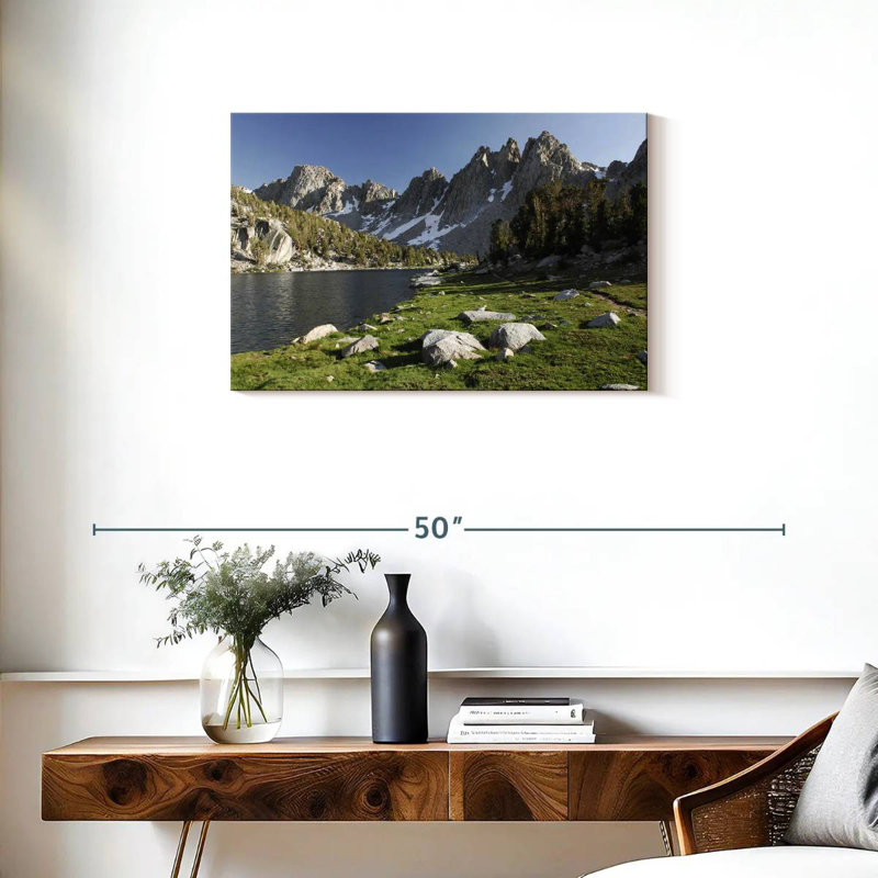 Alvord Alpine Lake In Sierra Nevada, 20" H x 30" W