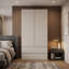 Jonathin 2 Door Solid + Manufactured Wood Wardrobe-1249795854