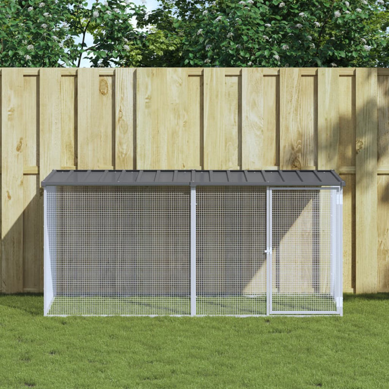 Jenkinsburg Chicken Coop, 90cm H x 203cm W x 98cm D, Anthracite