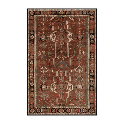Tapis brun lavable à la machine