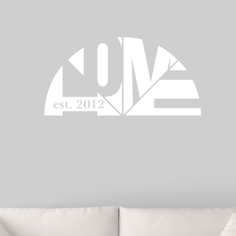Wall Decal, White, Yes