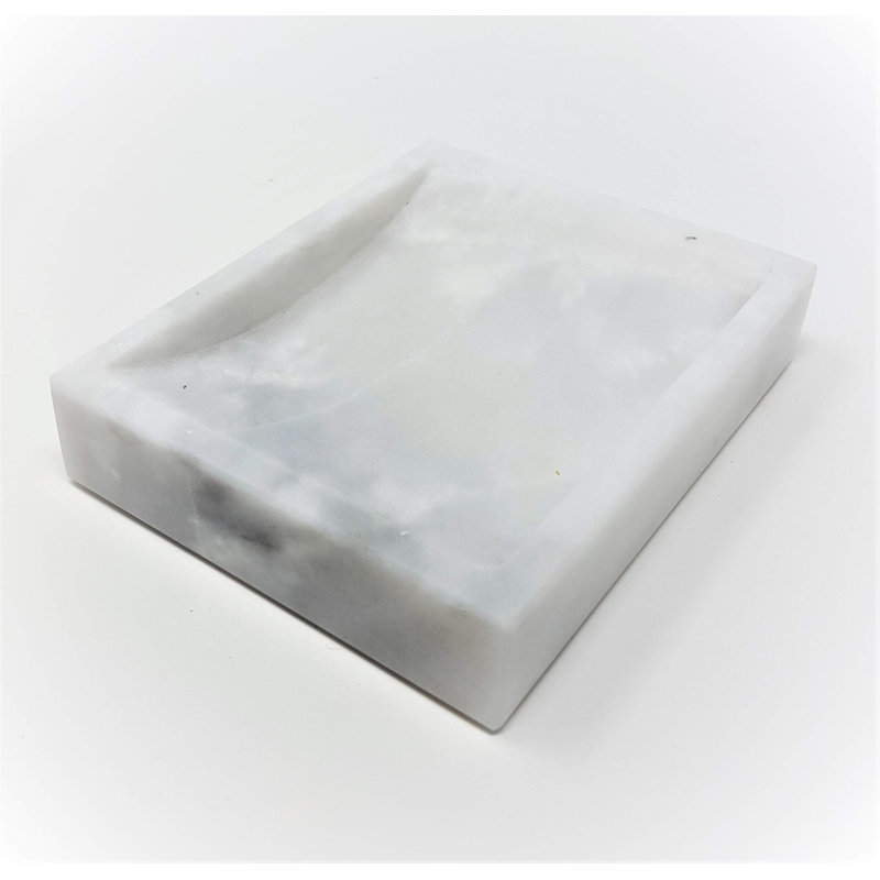Romney Marble Bathroom Accessory Set