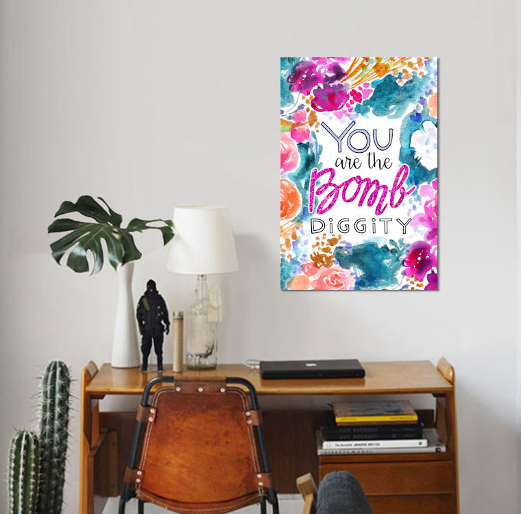 « bomb investigation », peinture sur toile tendue, H 18 po x l 12 po x P 1,5 po, Pas de tapis, Toile tendue