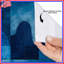 Rideaux de douche à motifs géométriques bleus extra longs-653940713
