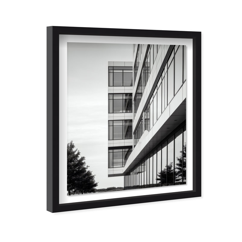 Glass Labyrinth II Print by Oliver Gal, 17.5"H x 21.5"W, Black Shadowbox
