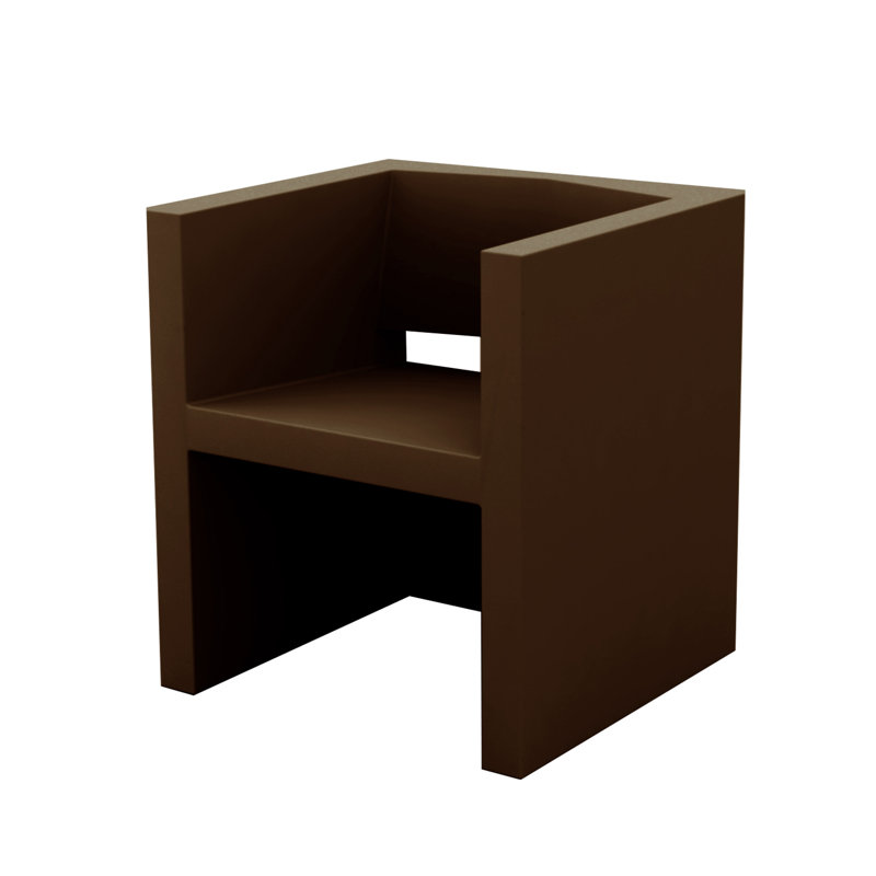 Vela - Fauteuil en résine - Basic, Bronze