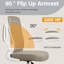Chaise de bureau haute en filet avec anneau de repose-pieds réglable-88377672-116375319
