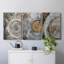 Abstract Series XCVI - Ensemble de toiles tendues avec châssis Premium - Prêt à être accroché-102398866