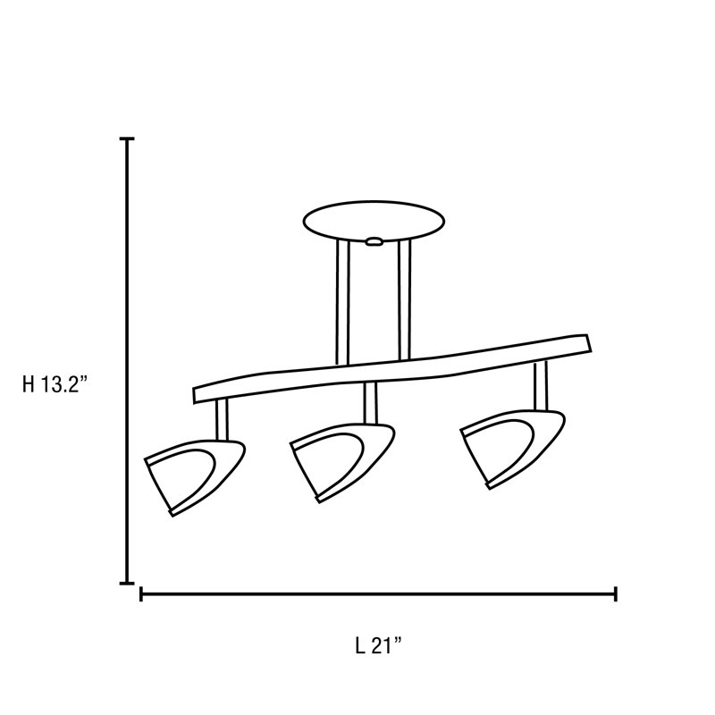 Ruislip Glass Flush Mount