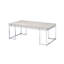 Table basse rectangulaire - Chêne et métal naturel avec et tendance