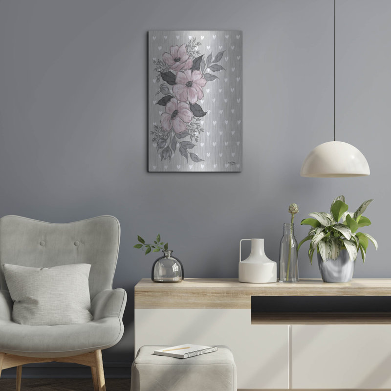 Art mural en métal «Ember» par Michele Norman, H 24 po x l 16 po