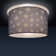 Caudillo Fabric Flush Ceiling Light