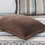Ensemble de courtepointe 5 pièces jacquard avec coussins décoratifs bleu double / grand-128954492-128954493
