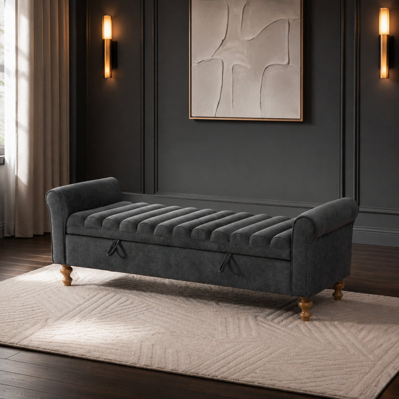 Banc de rangement rembourré Modern