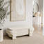 Chenille Upholstered Bench-975729894