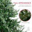 Arbre de Noël artificiel 6 pi avec 795 branches, ouverture automatique, base en acier, forme large, branches faciles à façonner-117672033