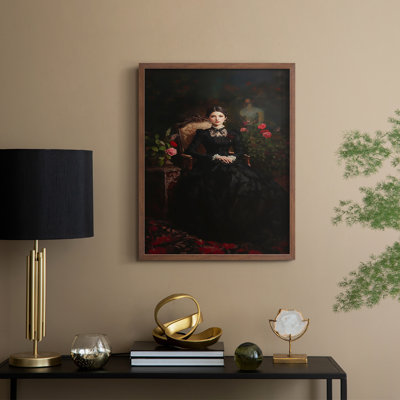 WOMEN Series CCXLVII Framed Print - Solid Wood