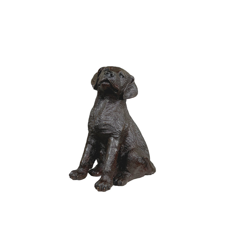Dog Labrador Metal Garden Statue