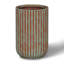 Grand pot / pot rond en béton avec trous de drainage-676806531-672820381