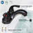 2-handle Bathroom Faucet with Drain Assembly