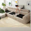 Canapé d'angle moderne surdimensionné à assise profonde, canapé en boucle camel de 129,8 pouces pour la maison-1241998472