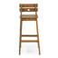 Ensemble de 4 tabourets de bar en bois d'acacia Caudillo