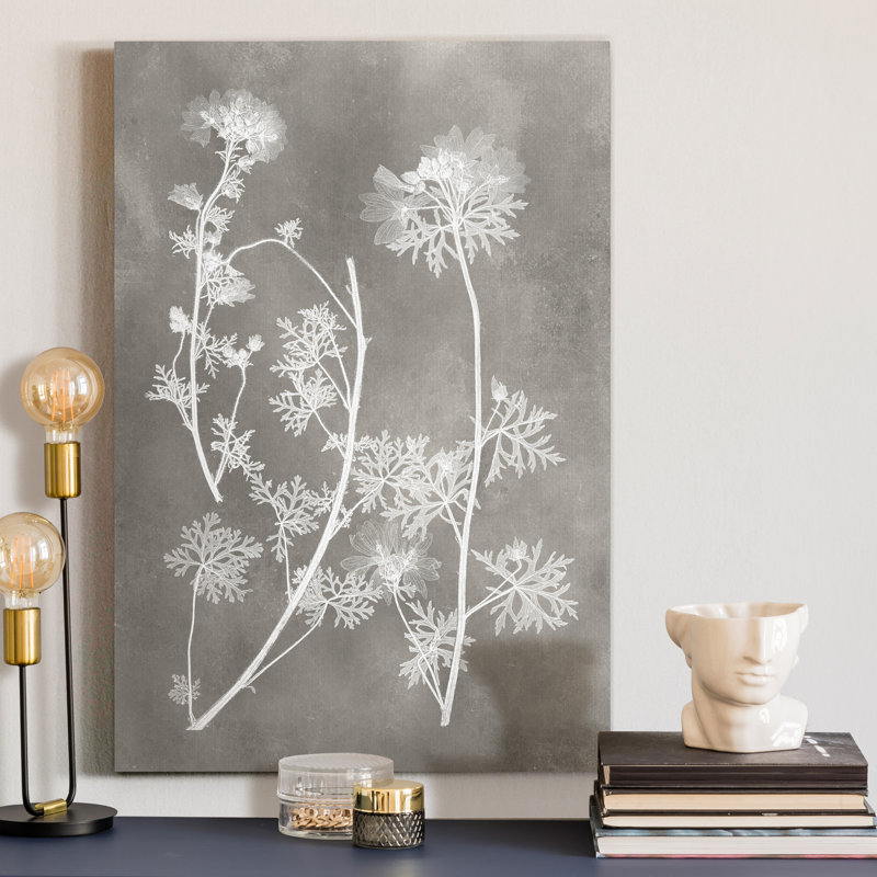 " Herbarium Study IV ", 36" H  x 24" W x	 1" D