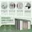 9x4 FT Outdoor Storage Shed with Lockable Door