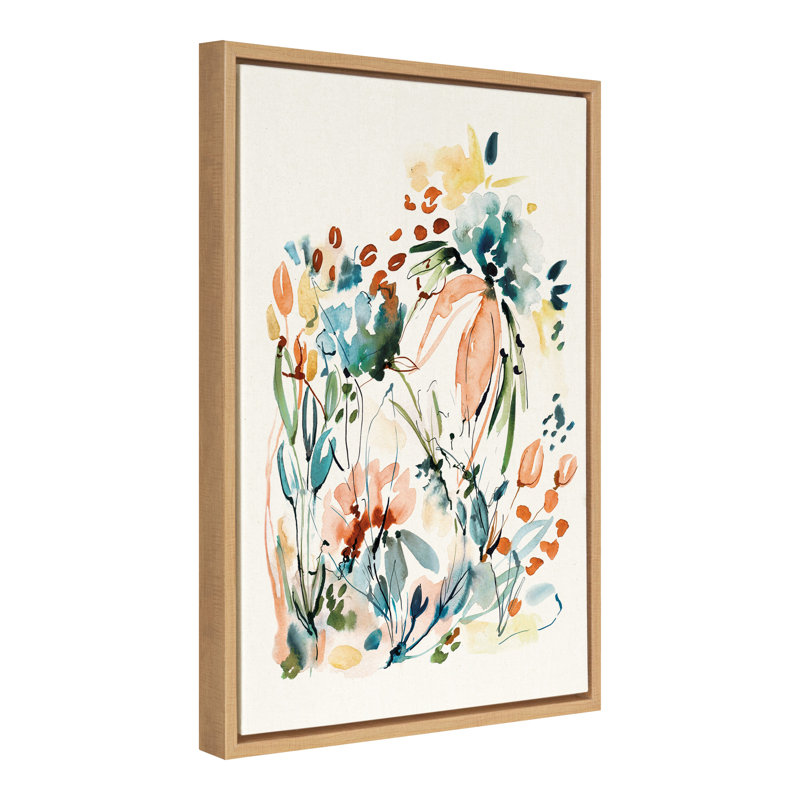«Awakening Peach» par Sara Berrenson, reproduction d'art sur toile encadrée, H 24 po x l 18 po