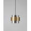 1 - Light Gold Cylinder Pendant