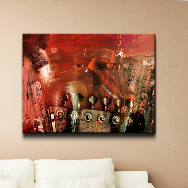 «In Tune», impression sur toile tendue
