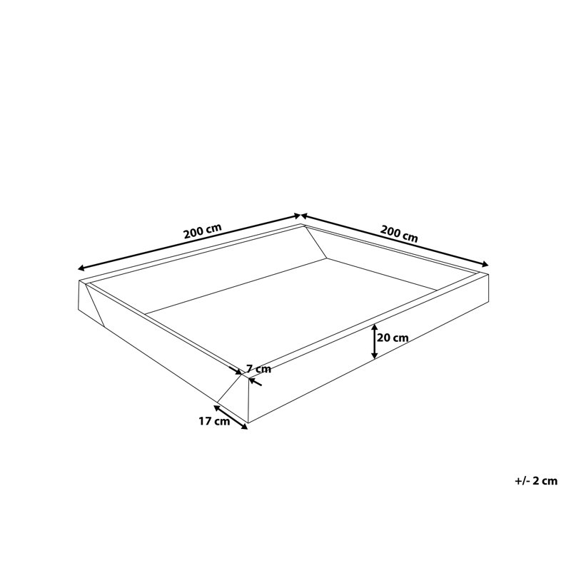 Frame, 200cm W x 200cm L