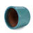 Handmade Ceramic Planter, 16 Inch Diameter, Teal Green with Textured Groove Pattern, for Monstera and Fiddle Leaf Fig, Indoor/Outdoor Doorway Use-129205176
