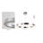 Streeter Transitional 1-Light LED Halo Ring Chandelier-34053659-23151752