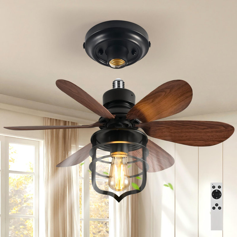 Ventilateur de plafond 20,47 "avec trousses d'éclairage et télécommande
