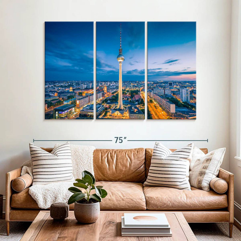 Syd Alexanderplatz TV Tower, 42" H x 65" W