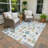 Machine Washable Indoor/Outdoor Jourdan ACN2393 Mid-Century Modern Rug-305458469