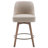 Malery Swivel Upholstered Counter Stool with Solid Wood Frame-445650702