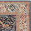 Tapis oriental crème / bleu marine / orange Christa-161330330