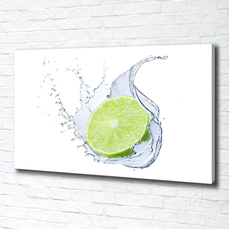 Lime - Wrapped Canvas Print