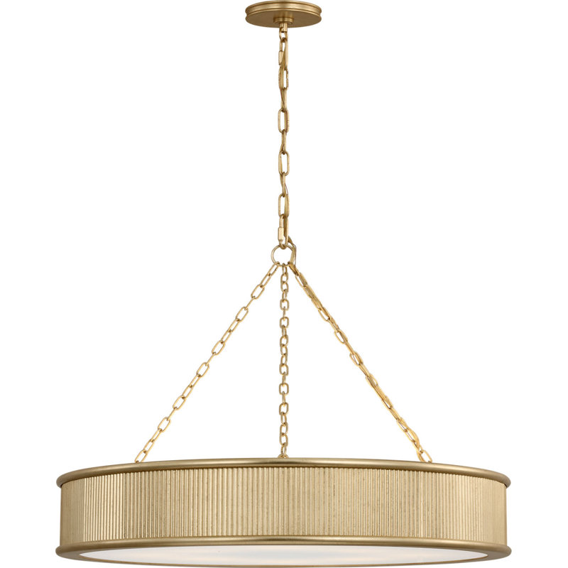 Rigsby Chandelier, 4.5" H x 27" W x 27" D, Gild, 8