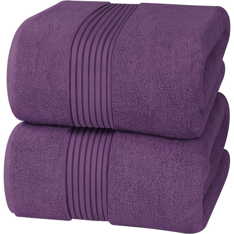 100% Cotton Bath Sheet, Purple