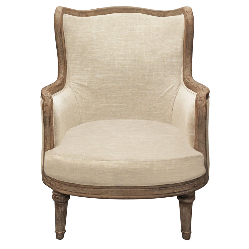 Fauteuil l 26 po Printis, Lin ivoire
