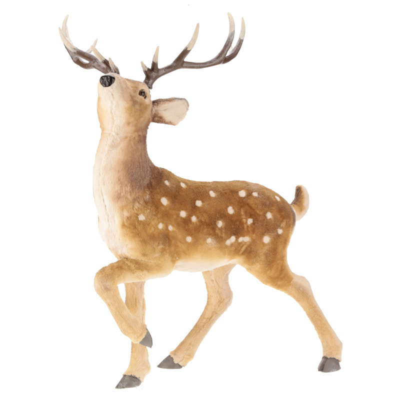 Woodland Deer, Small - 27.5 Inches, 35.5" H x 11.5" W x 31.5" D
